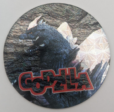 Space Godzilla Holo 46 Godzilla New Cap Collection Menko Amada Card 1995 Japan A-image