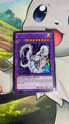 LCGX-EN180 Cyber Twin Dragon Secret Rare UNL Edition NM Yugioh Card-image