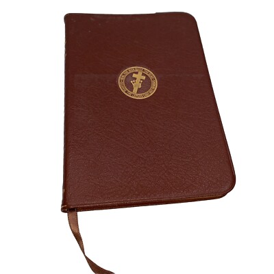 THE FIRST CHURCH of CHRIST SCIENTIFIC And MISCELLANY RARE VTG LEATHER 1913-image