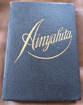 Vtg 1913 Ainyahita in Pearls Book Otoman Zar Adusht Hanish SIGNED Mazdaznan RARE-image