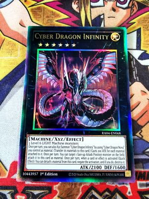 Cyber Dragon Infinity ra04-en068 (NEW) Ultimate Rare Yu-Gi-Oh-image