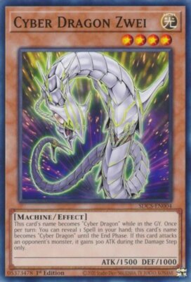 Yugioh! Cyber Dragon Zwei - SDCS-EN004 - Common - 1st Edition Near Mint, English-image