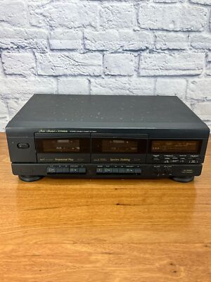 Vintage Fisher Stereo Double Cassette Deck Model CR-W9005-image