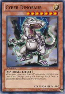 Cyber Dinosaur - SDCR-EN009 - Common - 1st Edition x1 - Lightly Played-image