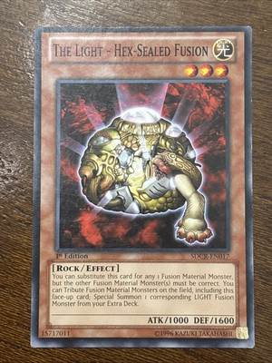 Yu-Gi-Oh! TCG The Light - Hex-Sealed Fusion SDCR-EN017 1st Edition Common LP-image