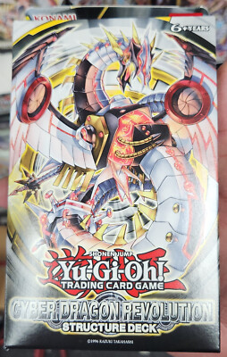 YUGIOH 1ST ED CYBER DRAGON REVOLUTION STRUCTURE DECK FACTORY SEALED NEW-image