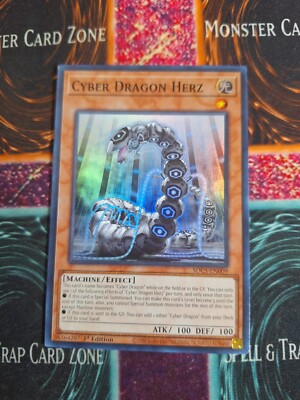 Yu-Gi-Oh! TCG Cyber Dragon Herz SDCS-EN009 Super Rare 1st Edition Near Mint-image
