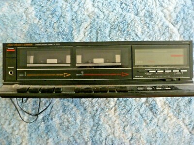 FISHER DOUBLE STEREO CASSETTE DECK CR-W56 - For Parts/Repair SOLD AS IS-image