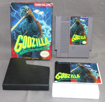 Godzilla: Monster Of Monsters ~ Original Nintendo (NES, 1989) Game ~ CIB-image