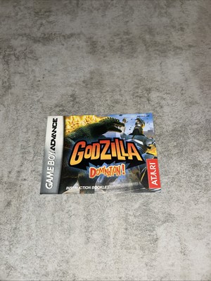 Godzilla: Domination (Game Boy Advance, GBA ) Booklet Manual Only-image