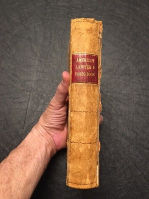1851 FIRST EDITION *The American lawyer &business-man's...* DW Beadle LEATHER-image