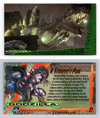 A Scientist's Plan #23 Godzilla 1998 Inkworks Supervue Trading Card-image