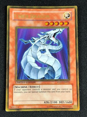 YUGIOH CYBER DRAGON GLD1-EN022 GOLD LP-image