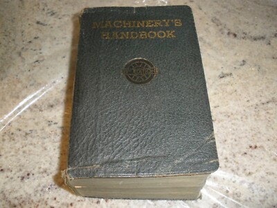 MACHINERY'S HANDBOOK FOR MACHINE SHOP AND DRAFTING 1944 (B94)-image