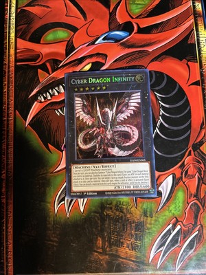 Yugioh Cyber Dragon Infinity RA04-EN068 1st Edition Secret Rare Near Mint -image