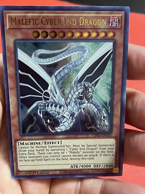 Yugioh GFP2-EN101 Malefic Cyber End Dragon Ultra Rare 1st Edition NM/MT-image