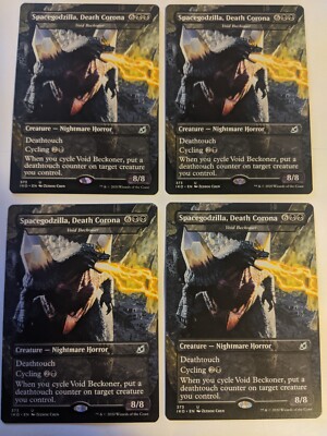 MTG English 4x Magic Cards Near Mint SPACEGODZILLA, DEATH CORONA from IKORIA-image