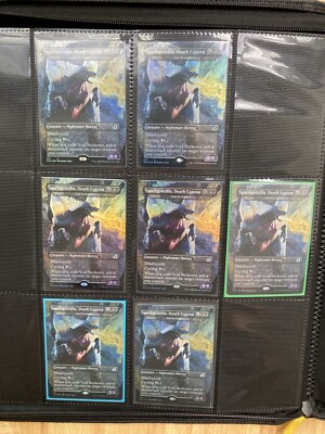 7 X Space godzilla, Death Corona - Godzilla Card FOIL - Magic/mtg *Banned Card*-image