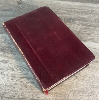 NIV Thompson Chain Reference Bible Genuine Leather 1983 Red Letter Purse Size-image