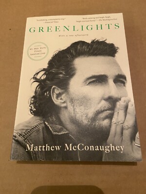 Greenlights by Matthew McConaughey Autograph Book Signed Autographed-image