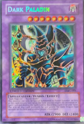 Yu-Gi-Oh Dark Paladin DMG-001 Secret Rare Limited Edition Sealed Mint Collection-image