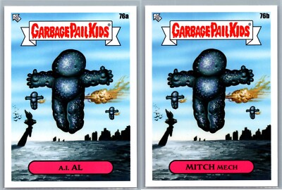 AI Spielberg Artificial Intelligence Garbage Pail Kids GPK Spoof 2-Card Set-image
