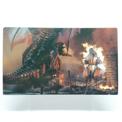 No.80 GodzillaVSDestroyer GOZILLA Card 100 Vol.3 TOHO EIGA 1995 MOVE Japan -image