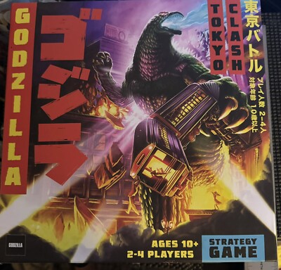 Funko Board Game Godzilla Tokyo Clash New Open Box Race Strategy 2-4 Players 10+-image