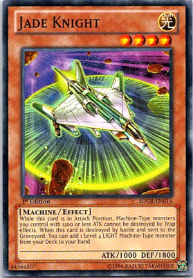Jade Knight SDCR-EN014 Yu-Gi-Oh! Light Play 1st Edition-image