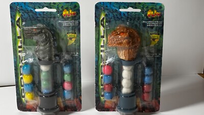 Godzilla Flix Gum Ball Dispensers 2- Different MOC's from 1998-image