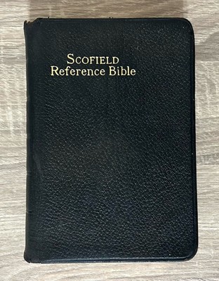 Scofield Reference Bible Oxford University Press 1917 Black Leather-image