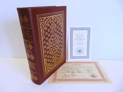 Easton Press: The Ledge Between the Streams (Signed Edition) by Ved Mehta-image