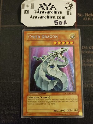  Cyber Dragon CT03-EN002 Secret Rare LIMITED EDITION - VLP YUGIOH-image