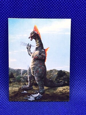 Titanosaurus Mini menko card 2.5 in No.100 TOHO 1970's Japanese F/S-image