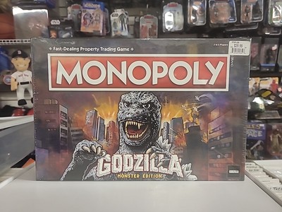Monopoly Godzilla Monster Edition Board Game NeW SEALED NF-image