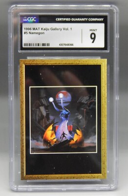 CGC 9 Japanese MAT Kaiju Gallery #5 Namegon ULTRAMAN Ultra Q Japan MONSTER card-image