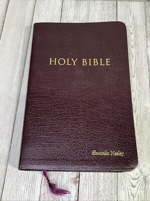 King James Reference Bible 1994 Zondervan - Bonded Leather Red Letter-image