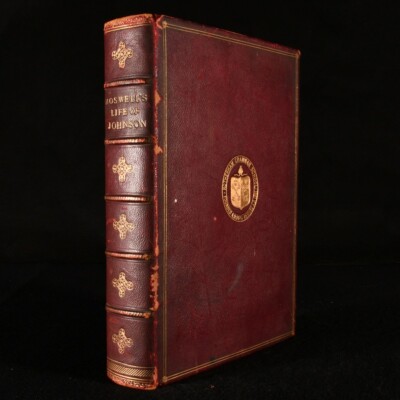 1897 The Life of Samuel Johnson Tour to the Hebrides James Boswell Full Moroc...-image