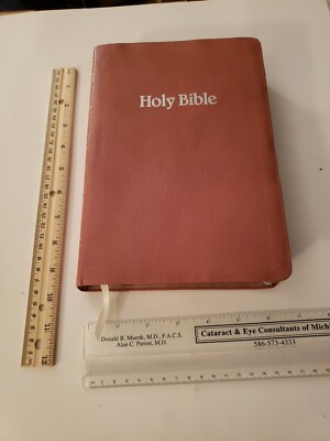 Holy Bible King James Version Red Letter Edition References World GP50MV 1986 -image