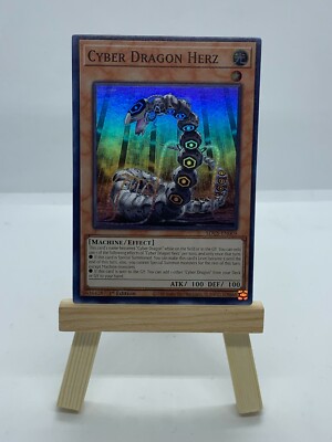 1x Yugioh! CYBER DRAGON HERZ - SDCS-EN005 - SUPER RARE - 1st Edition Mint-image