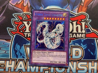 Cyber Twin Dragon LCGX-EN180 1st Secret Rare LP Yugioh Card-image