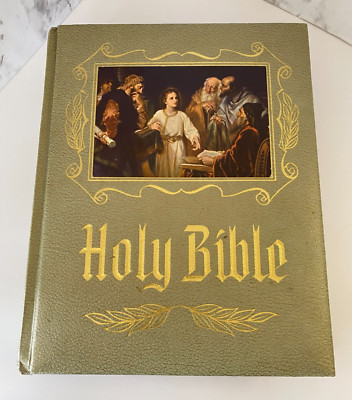 Holy Bible Heirloom Master Reference Edition King James Version Red Letter 1964-image