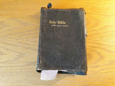 Holy Bible With Ideal Helps Teachers' Self Pronouncing Reference Edition Genuine-image