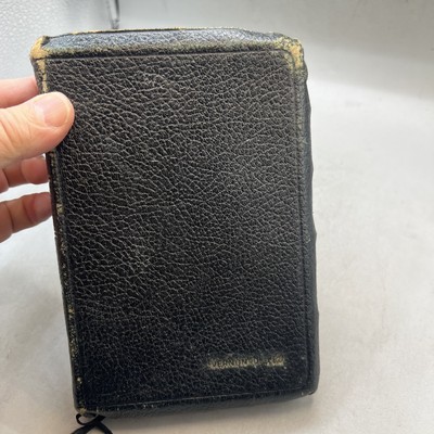Holy Bible Ready References Missionary Edition LDS Mormon Leather Cover Vintage-image