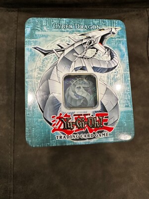 NEW Yu-Gi-Oh!  Cyber Dragon Tin (plastic wrap has torn off)-image