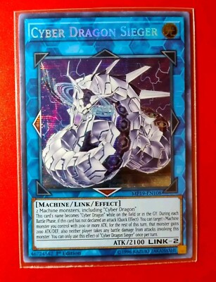 Yugioh Cyber Dragon Sieger Prismatic Secret Rare MP19-EN108 1st Ed NM-image