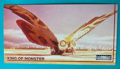 MOTHRA No.40 Godzilla Card  King of MONSTER TOHO Movie AMADA japanese F/S-image