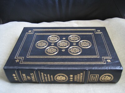 DORIS KEARNS GOODWIN SIGNED - TEAM OF RIVALS EASTON PRESS LEATHER FIRST LINCOLN-image