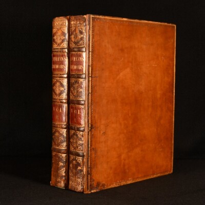 1818 2vols Memoirs Illustrative of the Life and Writings of John Evelyn Illus...-image