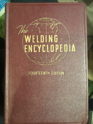 1961 Welding Encyclopedia 14th Fourteenth Edition T.B. Jefferson Leatherbound VG-image
